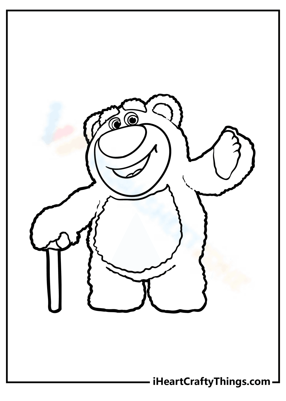 Toy Story Lotso Character Worksheet - Page 1