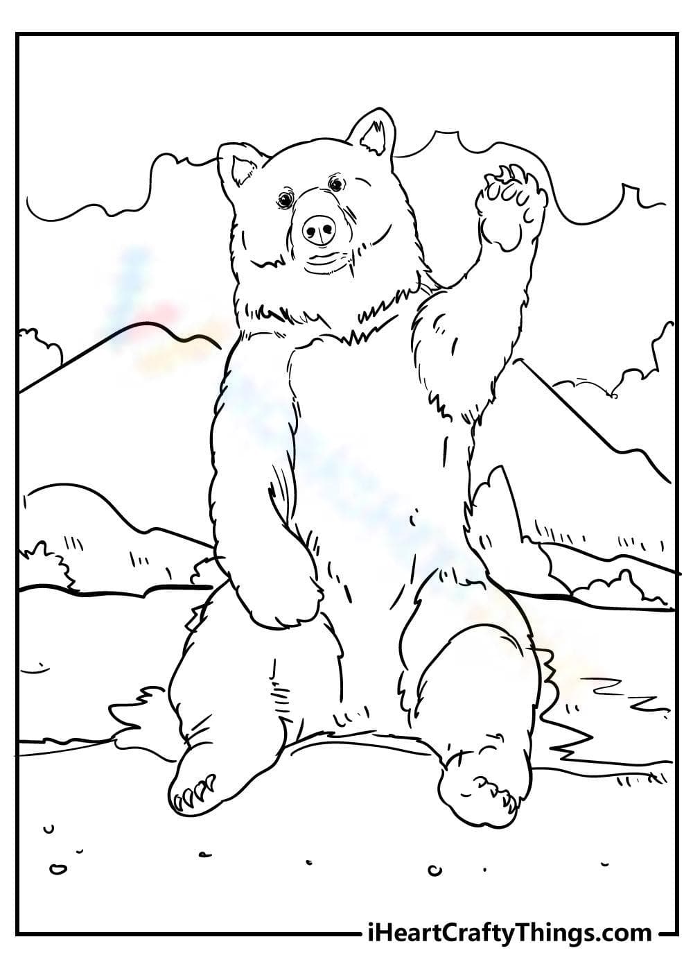 Sitting bear - Page 1