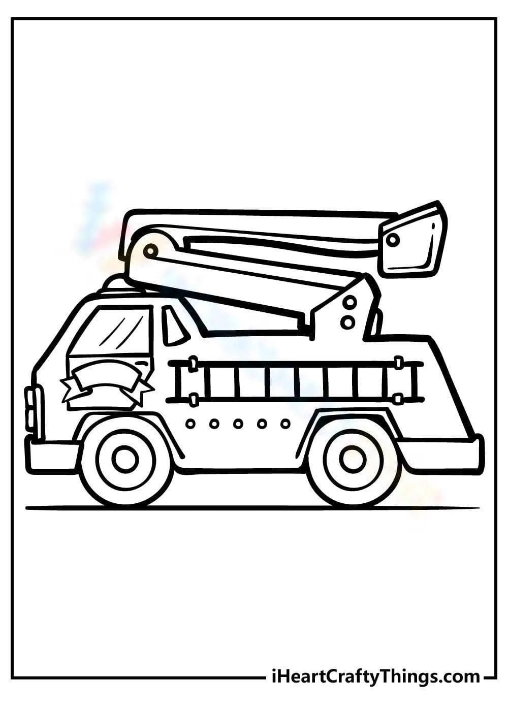 Fire Truck Safety Worksheet - Page 1