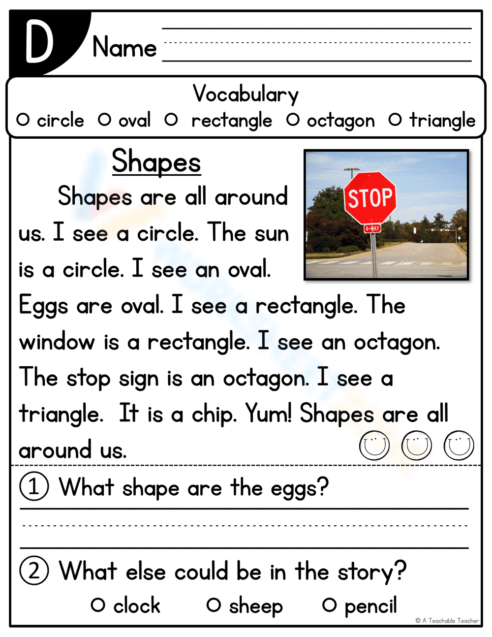 Shapes - Page 1