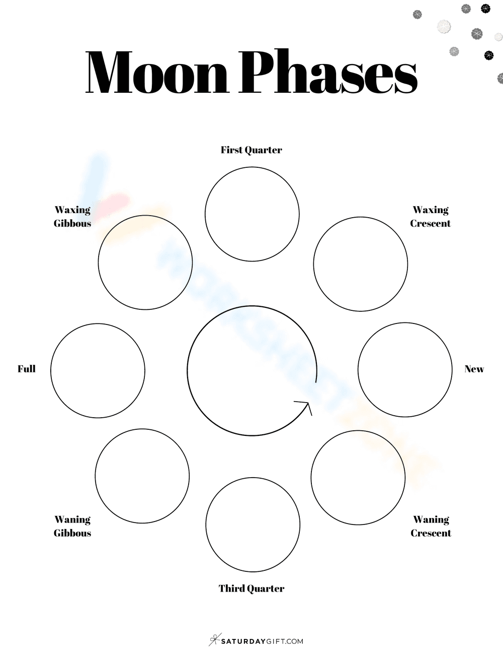 Explore the Moon Phases - Page 1