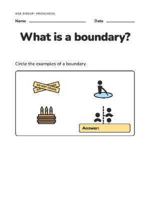 Personal Boundaries Guide | Grade K-2 Essential
