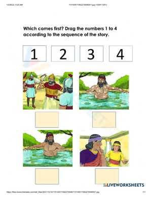 Naaman Worksheet 1