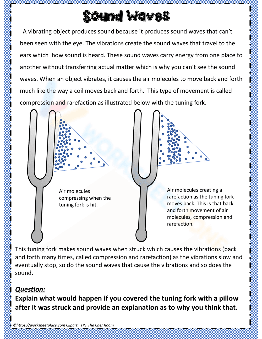 Sound Wave Illustration Worksheet - Page 1