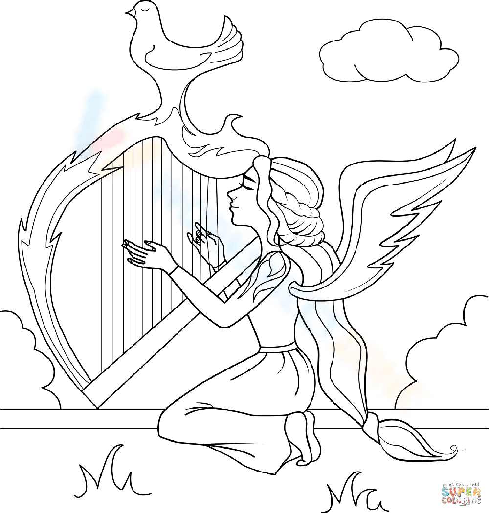 Music Fairy: Musical Art Worksheet - Page 1