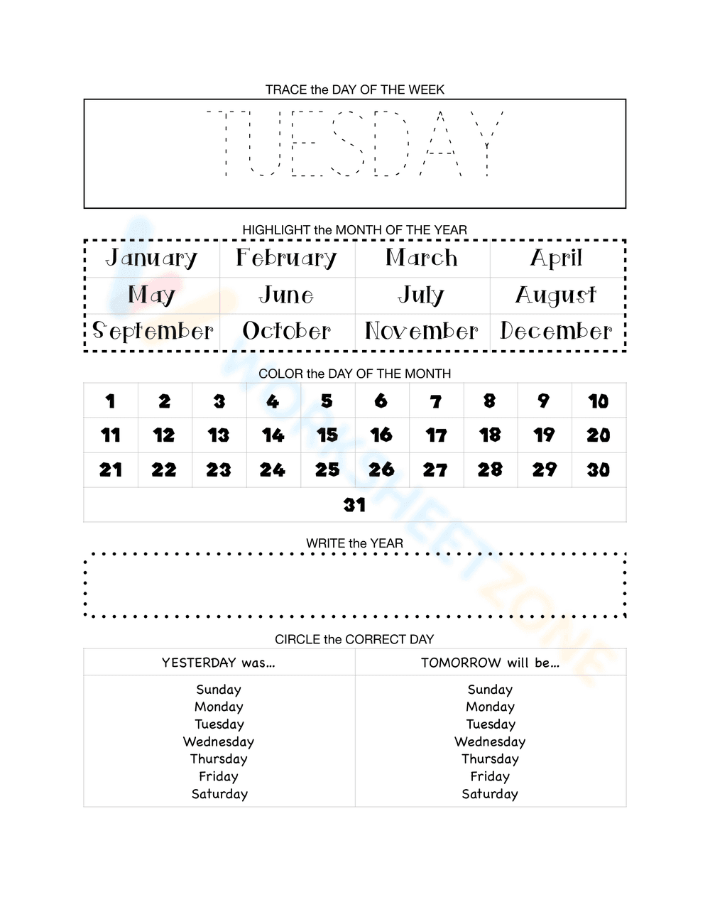 TUESDAY - Page 1