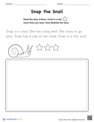 Snap the Snail: A Letter Recognition Game