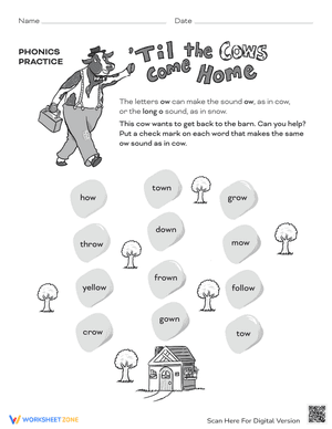 Watch Out! Blends and Phonics Practice