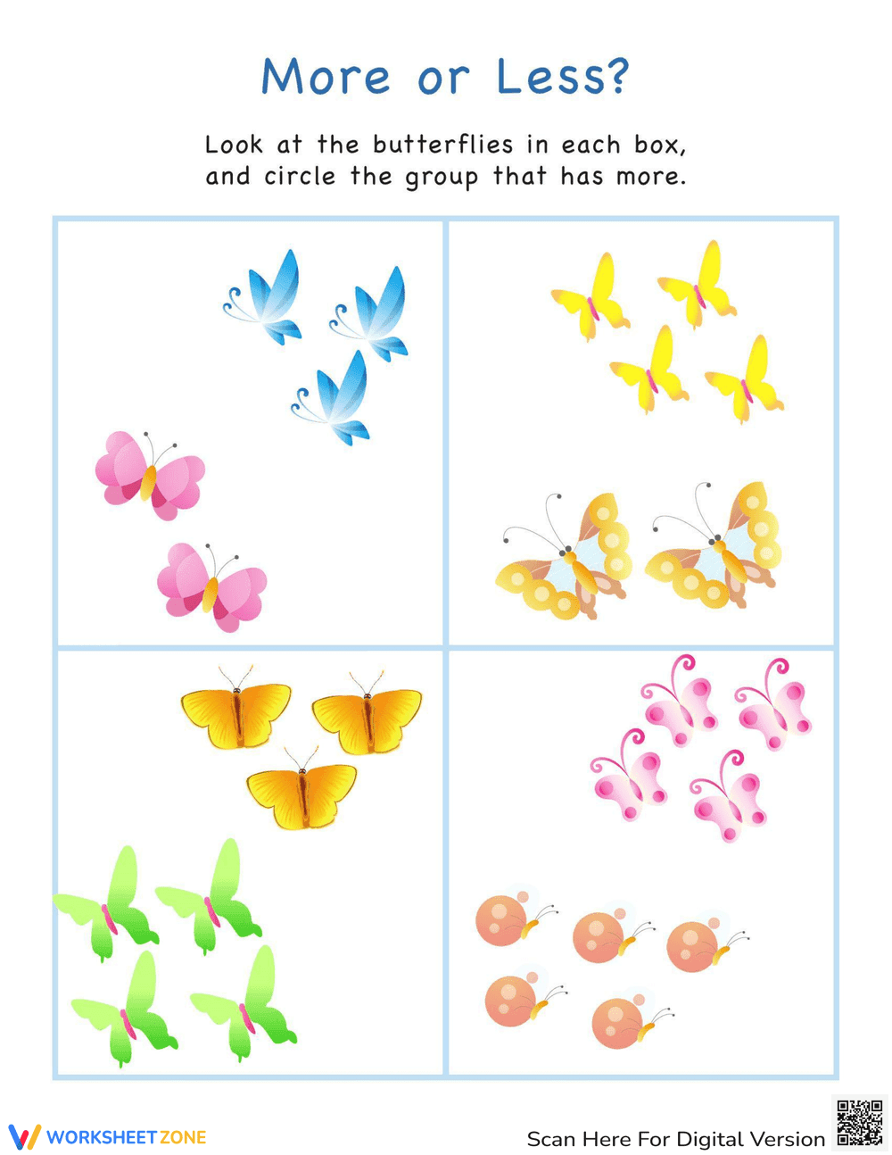 Butterfly Symmetry Worksheet - Page 1