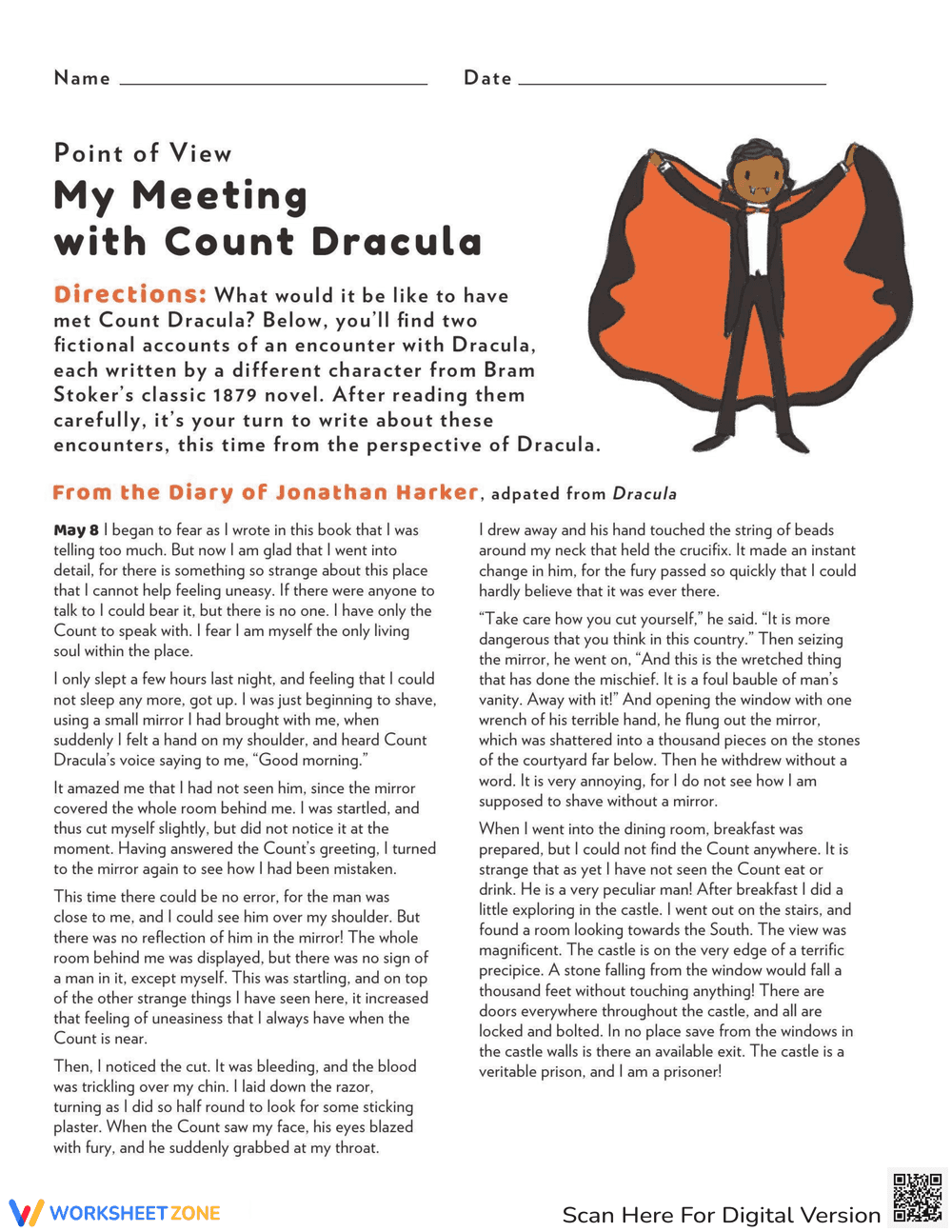 Exploring Dracula - Page 1
