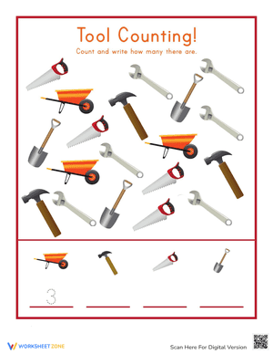 Counting Tools Worksheet