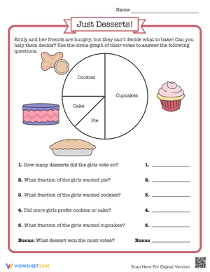 Circle Graph: Data Analysis Worksheet