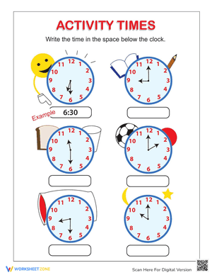 Telling Time Practice