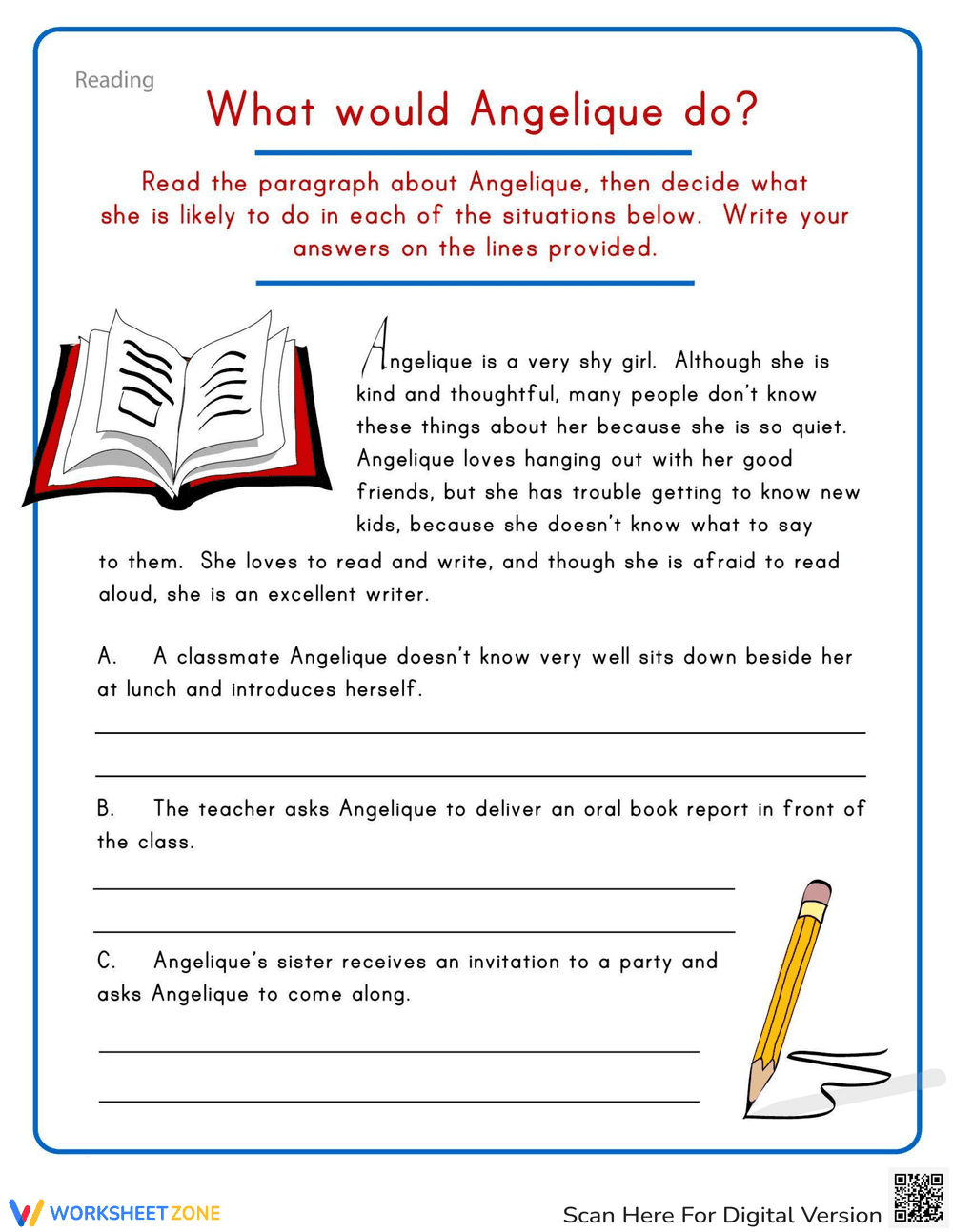 Drawing Practice Worksheet - Page 1