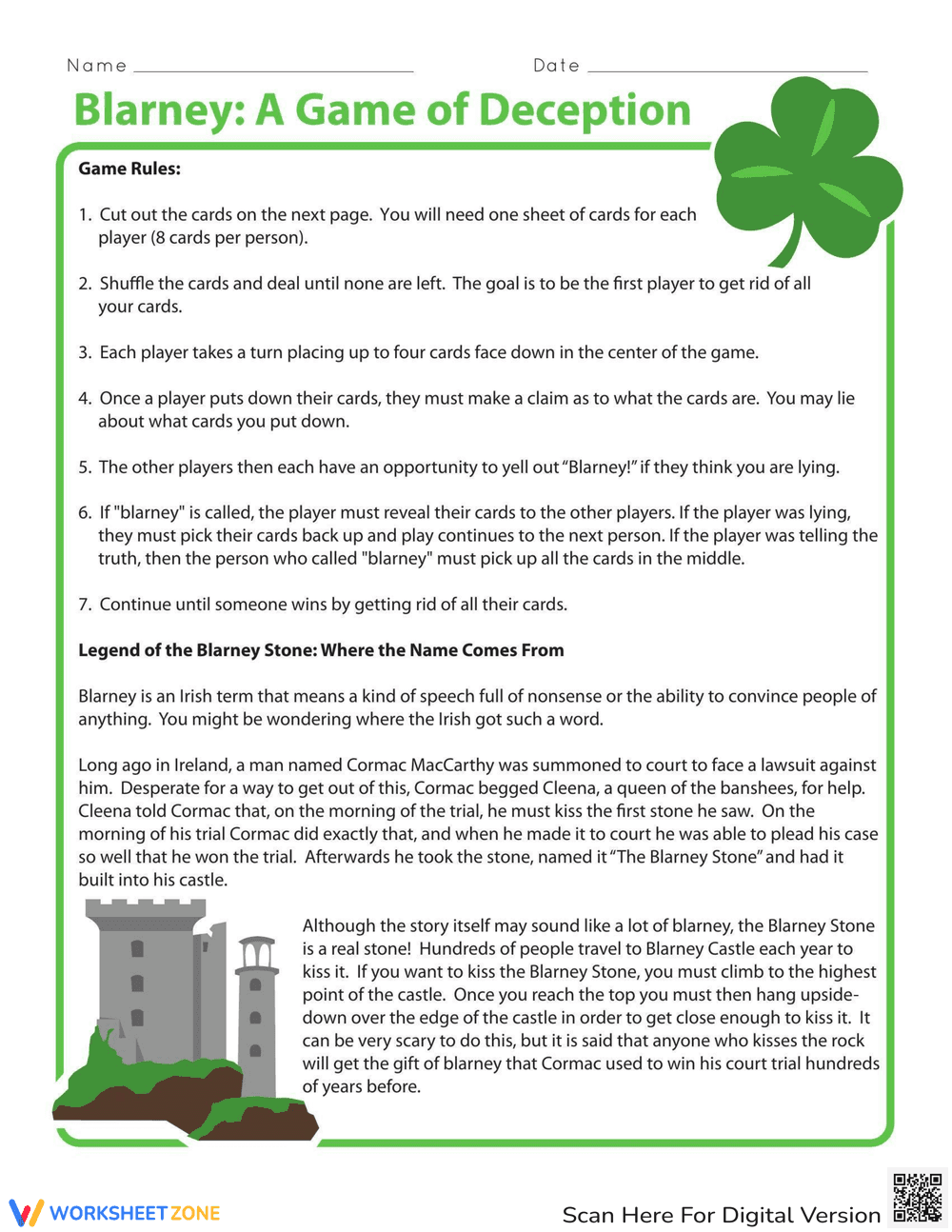 Blarney: A Game of Deception - Page 1