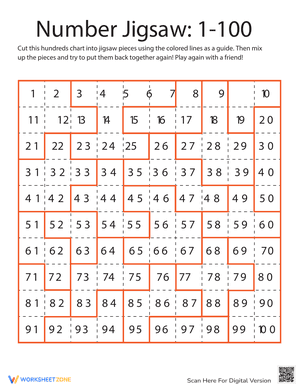 Fun Number Jigsaw