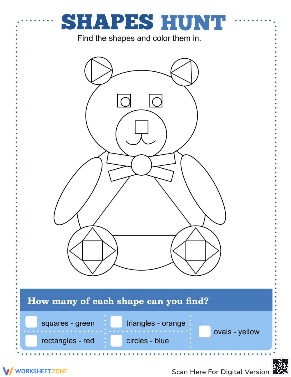 Bear Shapes - Page 1