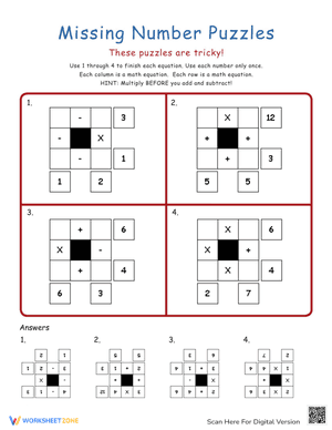 Math Puzzles: Engage Your Mind and Enhance Skills