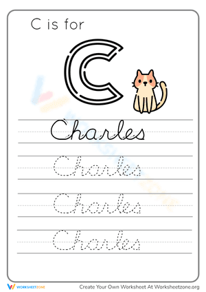 C is for... Worksheet