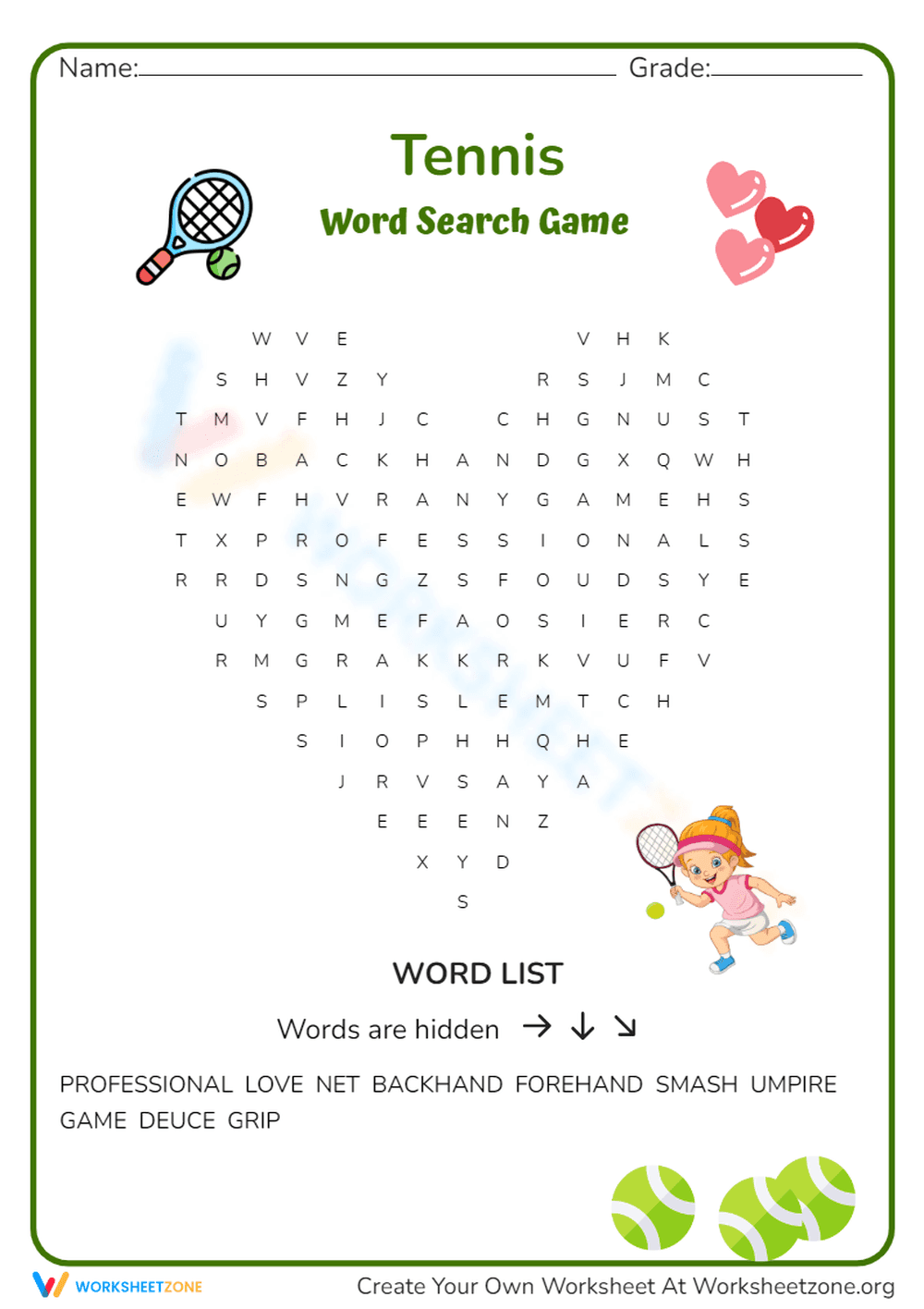 Introduction to Tennis - Page 1
