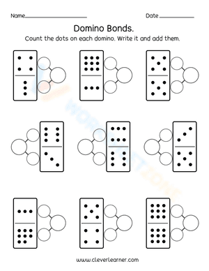 Domino Bonds Math Worksheet