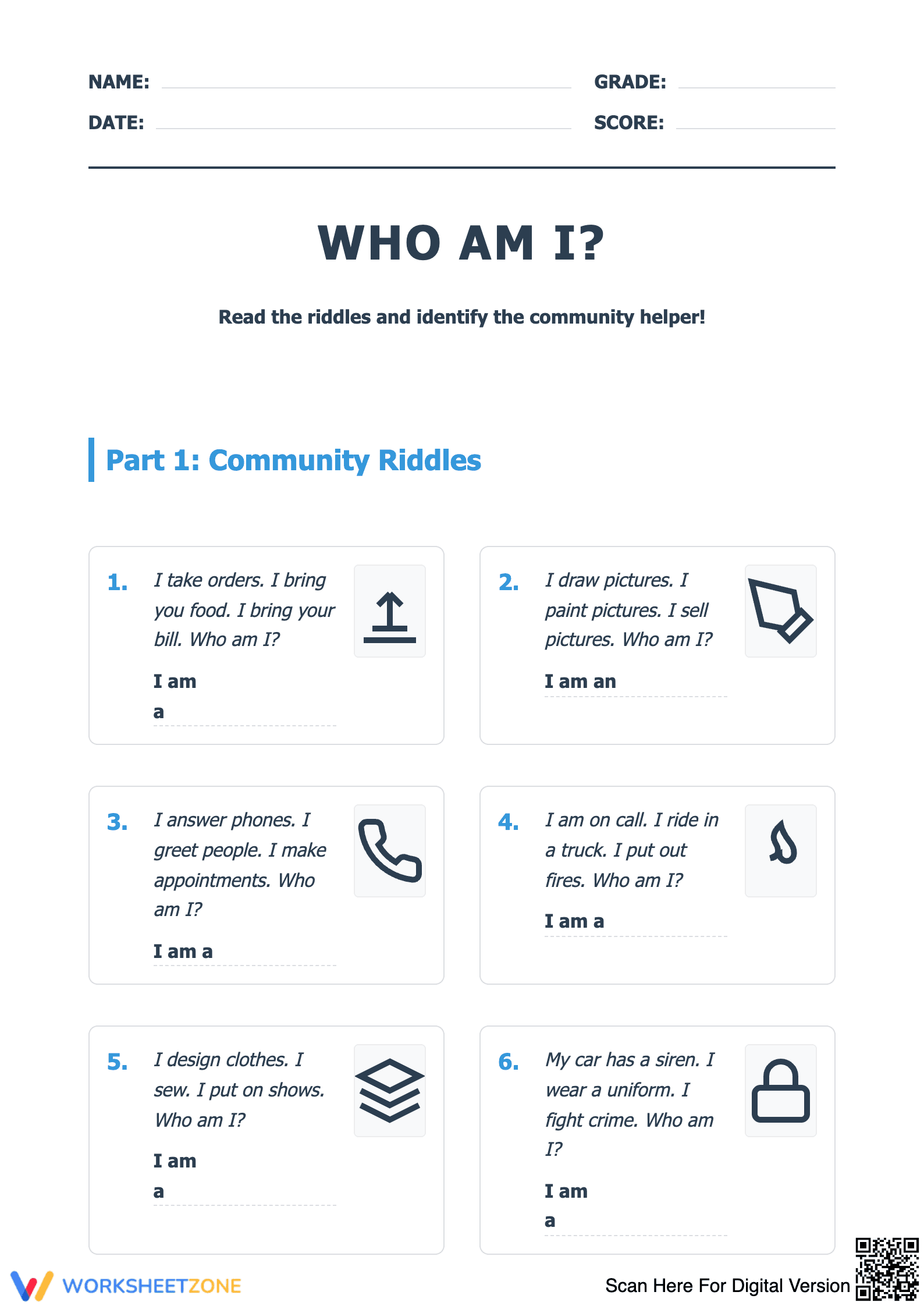 Exploring The World of Work Worksheet - Page 1