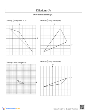 Practice Dilations Worksheet