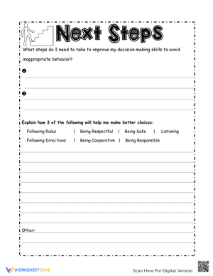 Planning Your Next Steps
