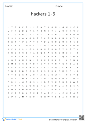Academic Vocabulary Word Search | Grade 10 Essential