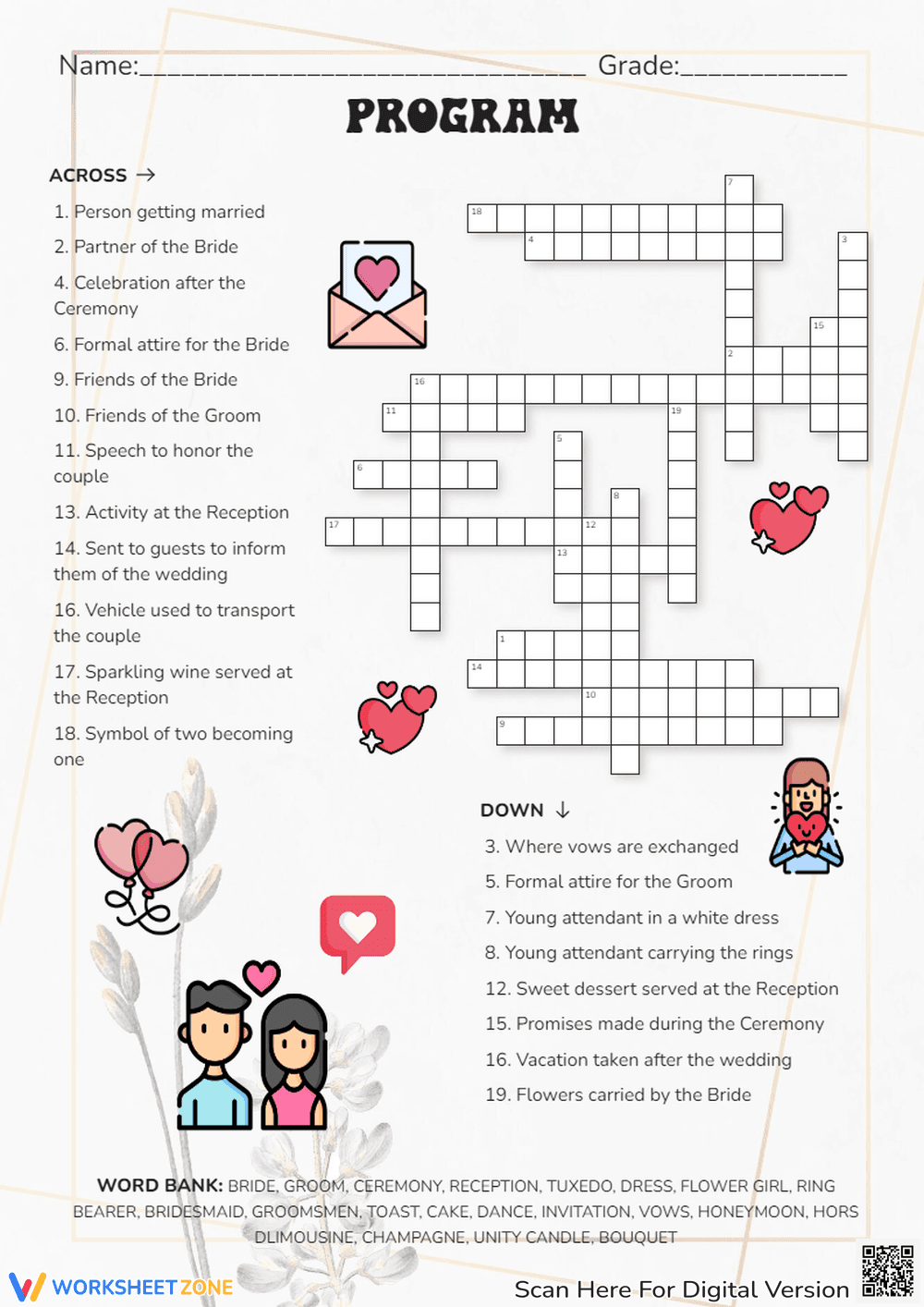 Plan Your Program with This Worksheet - Page 1