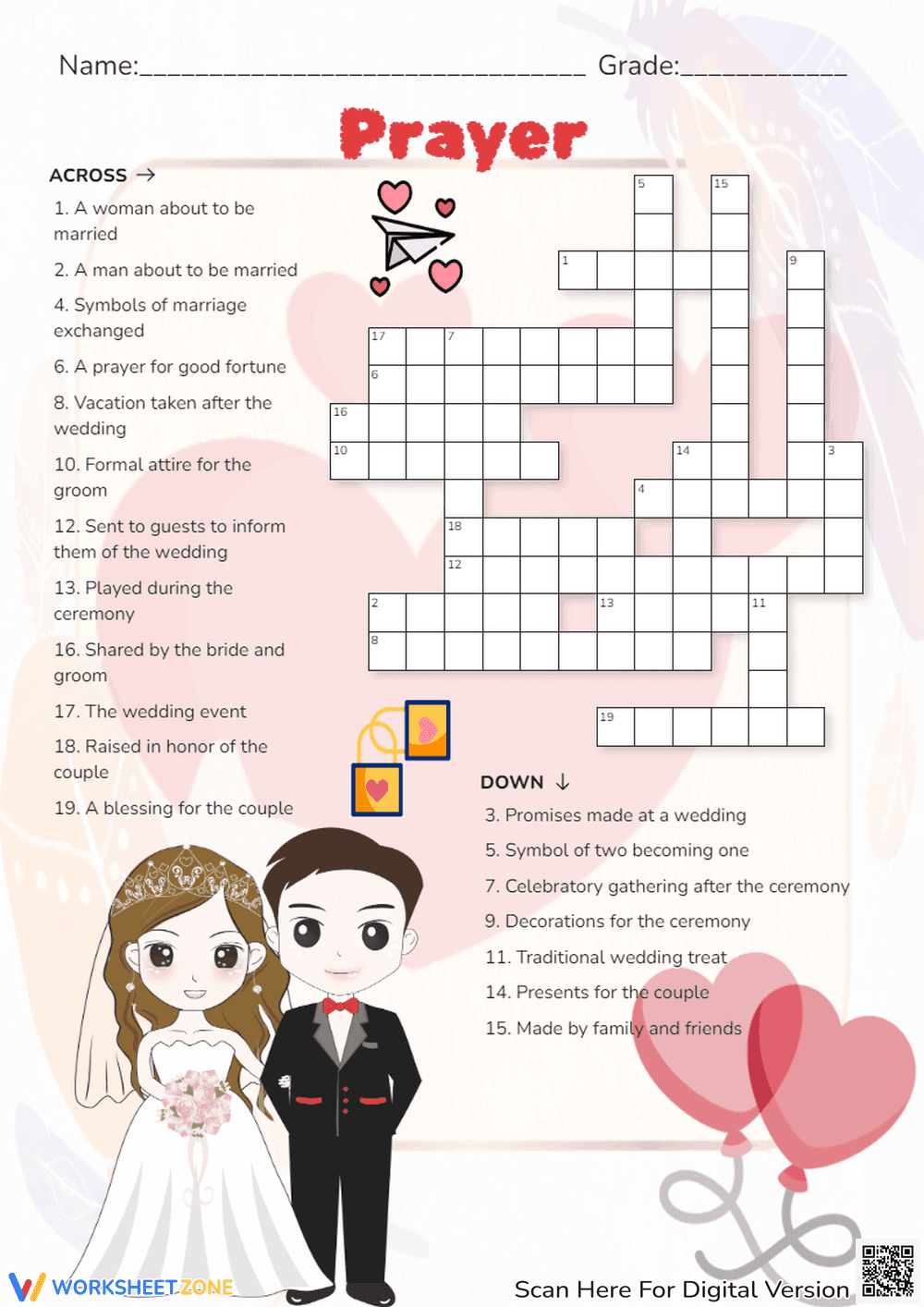 Prepare a Prayer with This Worksheet - Page 1