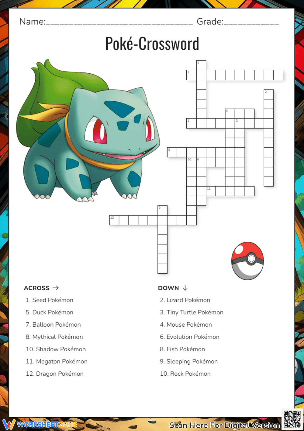 Poké-Crossword Puzzle - Page 1