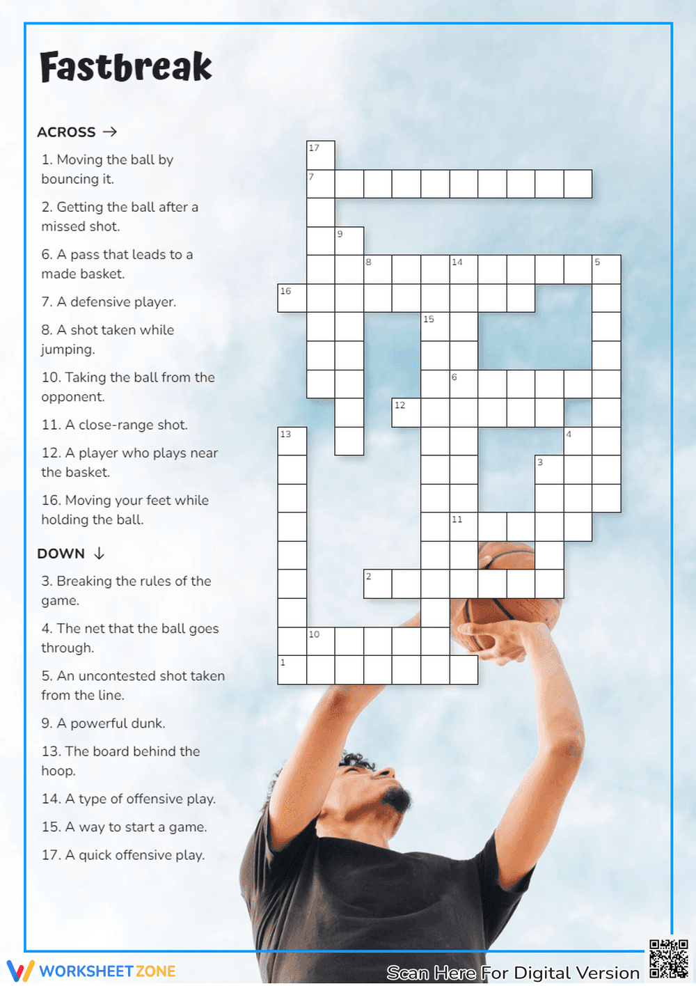 Fastbreak Crossword Puzzle - Page 1