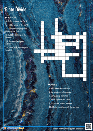 Plate Tectonics Crossword | Essential Grade 6 Science
