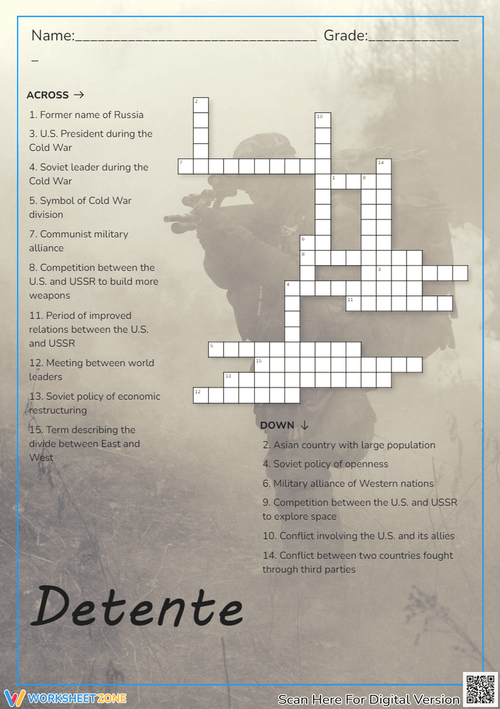 Exploring Détente During the Cold War - Page 1