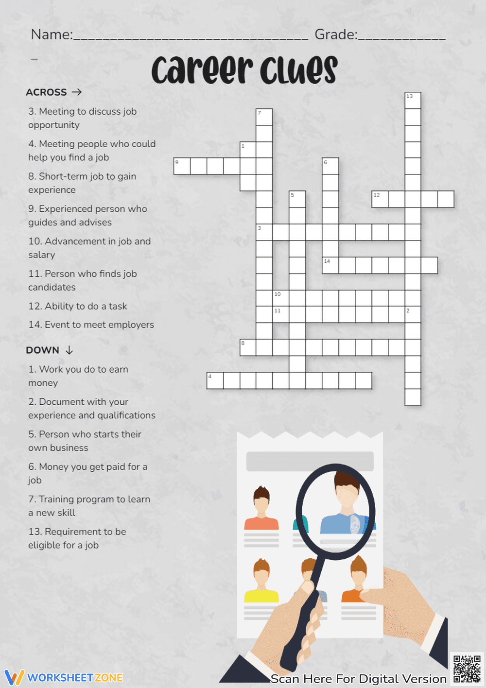 Career Clues: Uncover Different Job Roles - Page 1