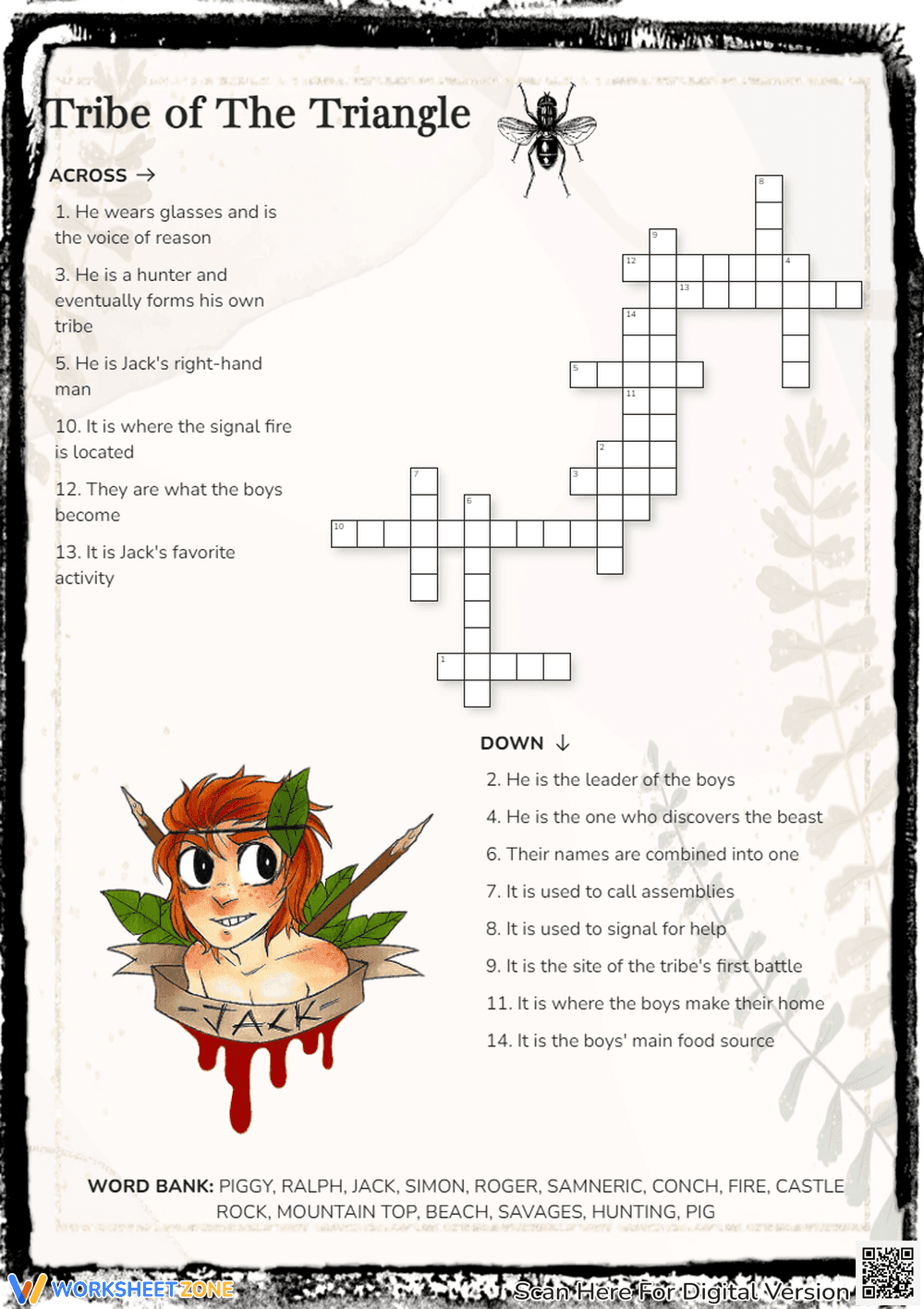 Tribe of The Triangle Crossword Puzzle - Page 1