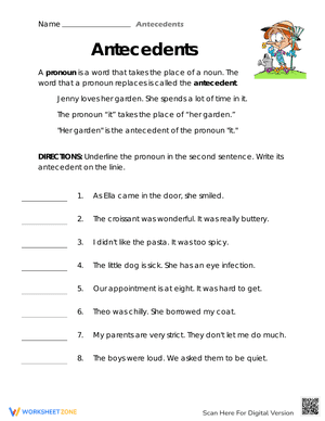 Identifying Antecedents