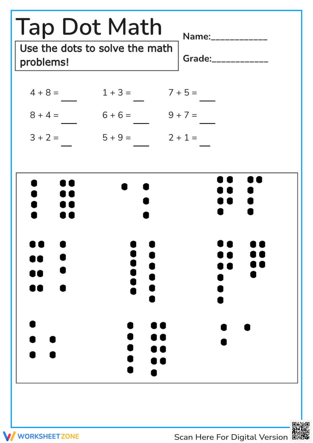 Touch math - Page 1