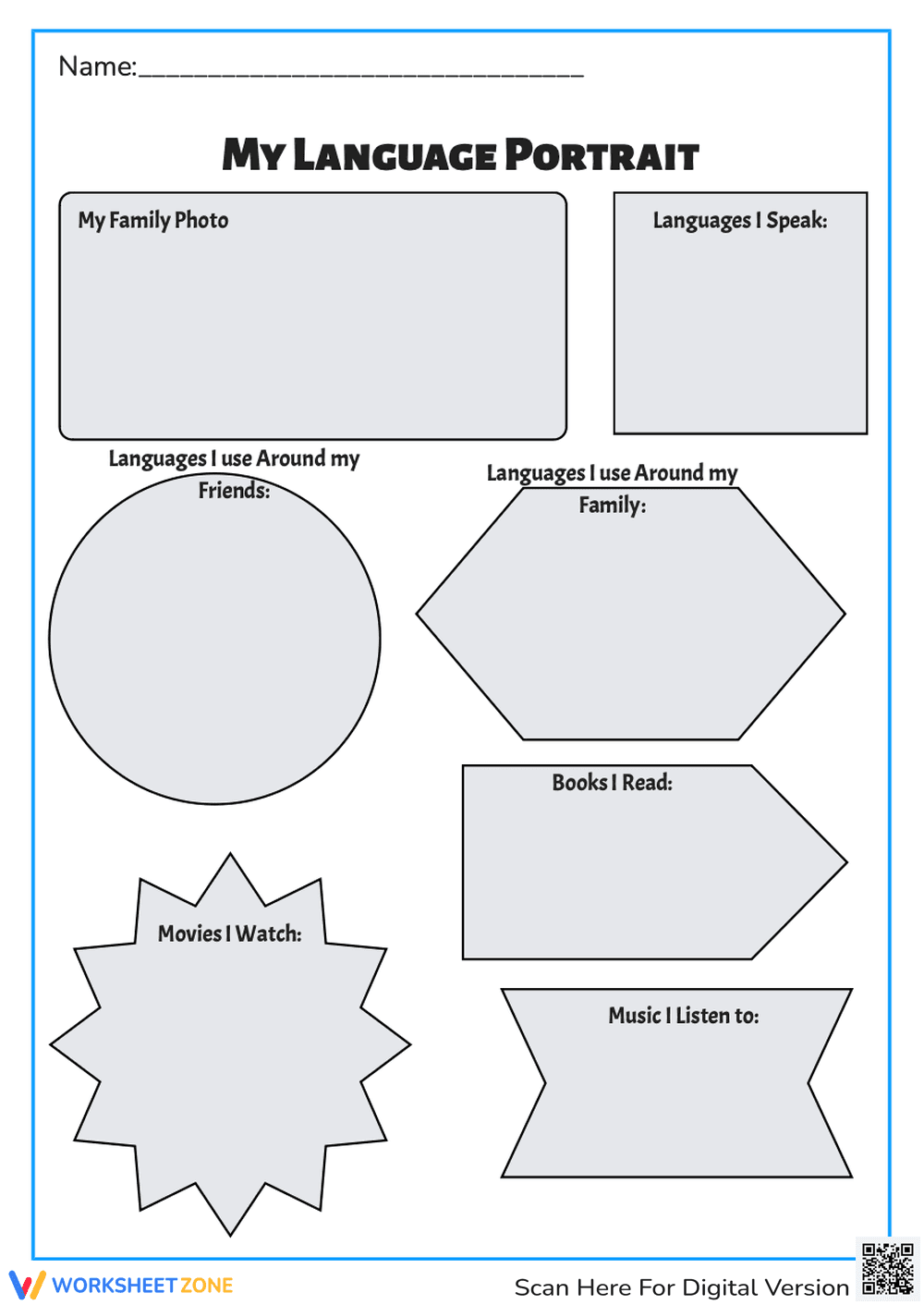 My Language Portfolio - Page 1