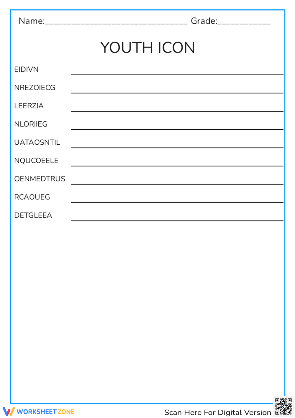 YOUTH ICON - Page 1