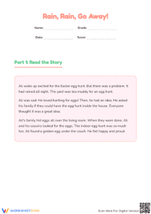 Essential Grade 2 Reading: Rain, Rain, Go Away!