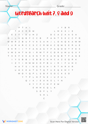 Grade 3 Vocabulary Review — Printable Word Search