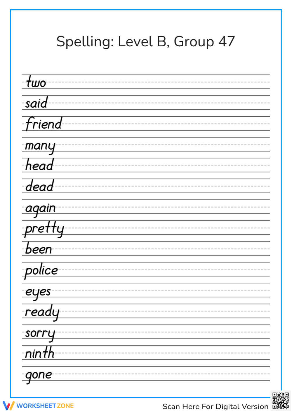 spelling 2 - Page 1