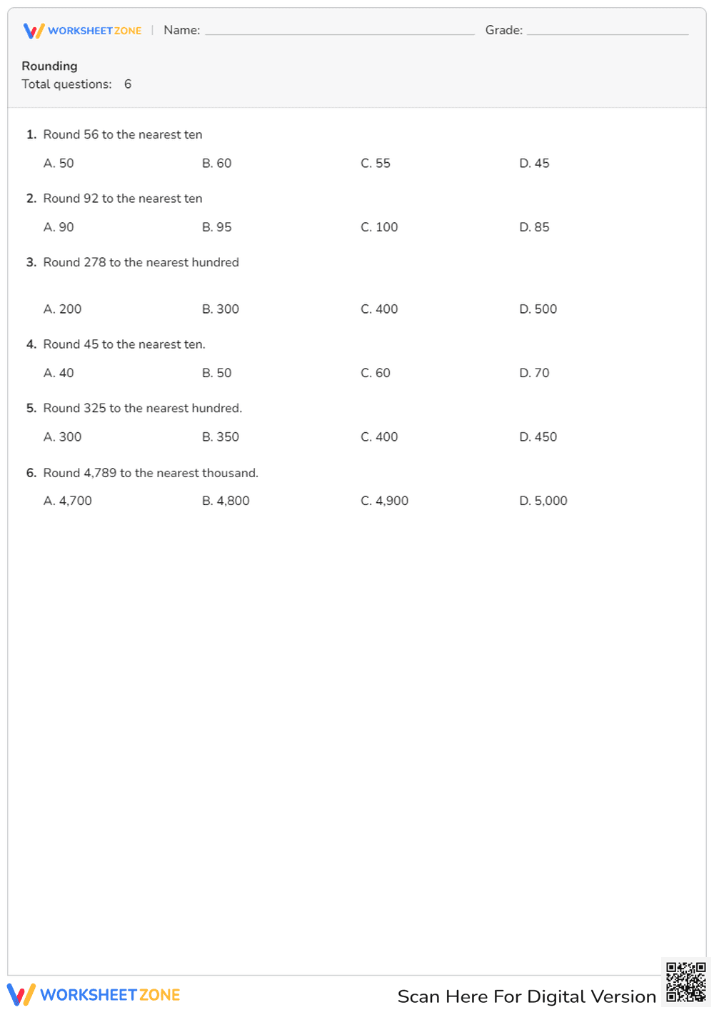 Rounding - Page 1