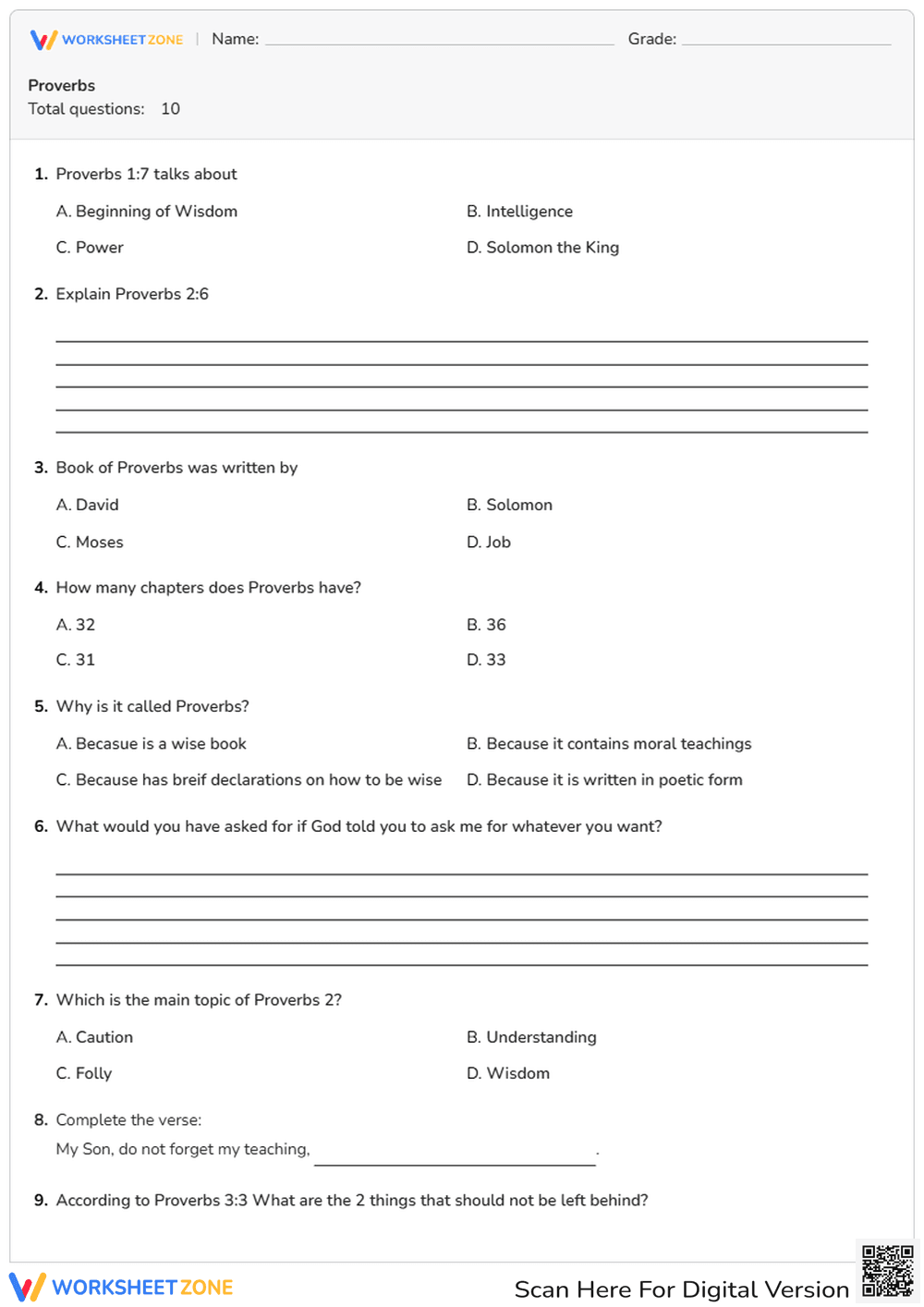 Proverbs - Page 1