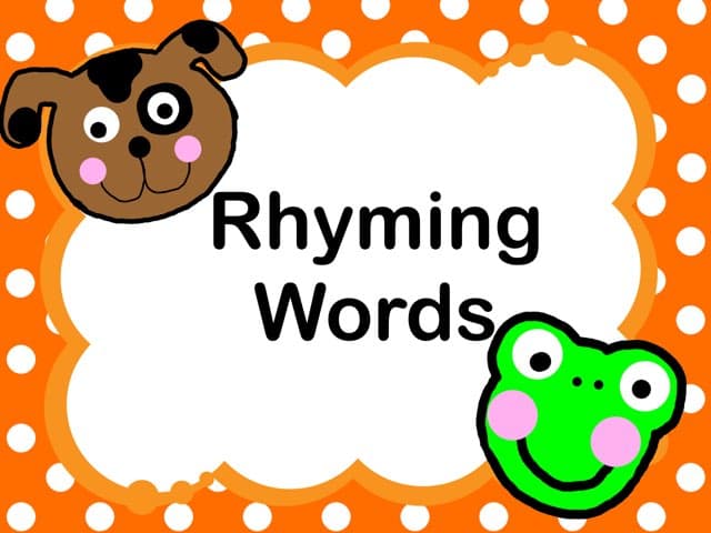 Rhyming Words Printable Worksheet | Grade 1 ELA