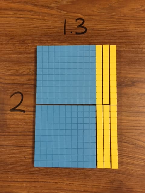 Multiply a Decimal by a Whole Number Using Blocks