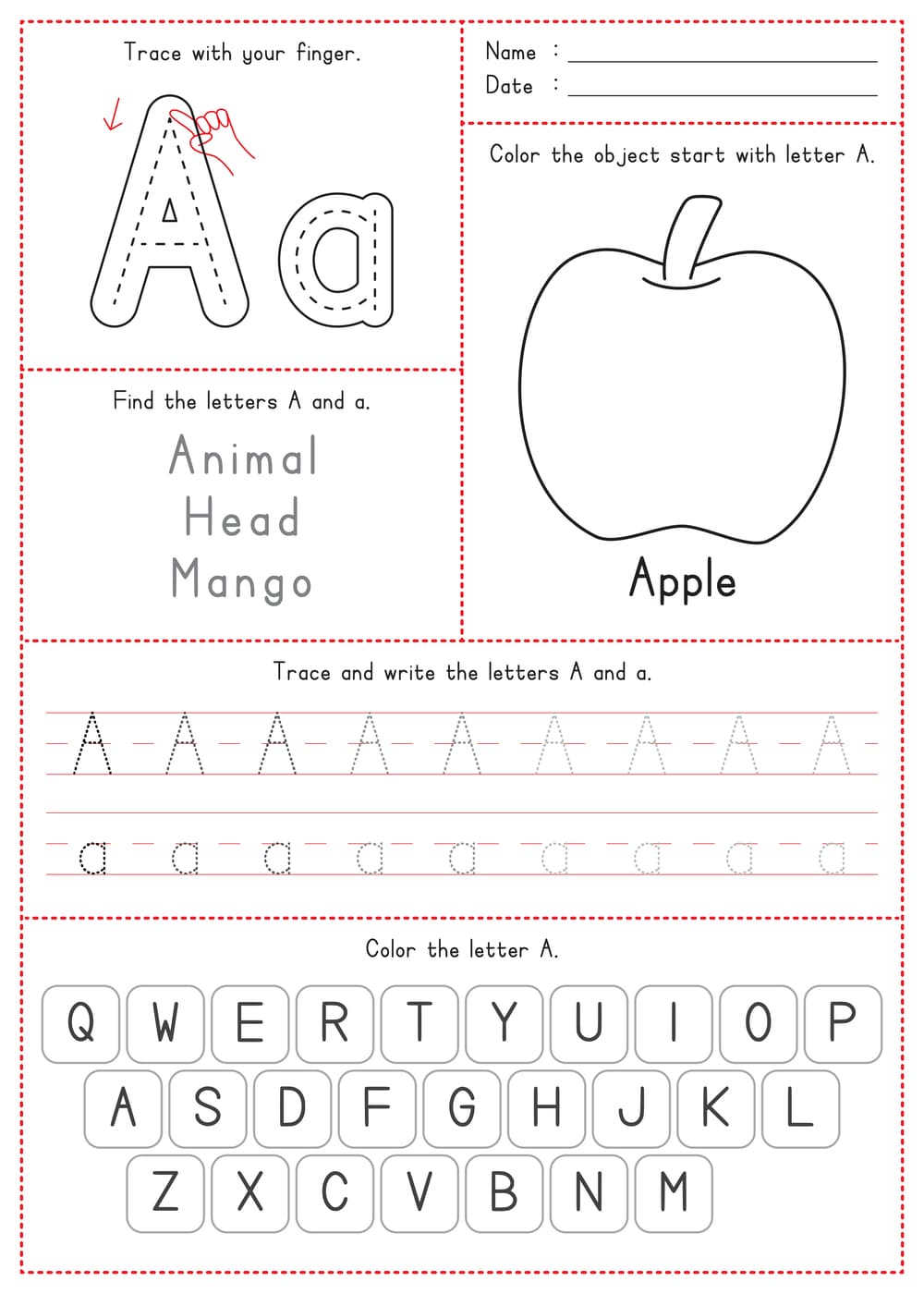 Worksheets - Page 1