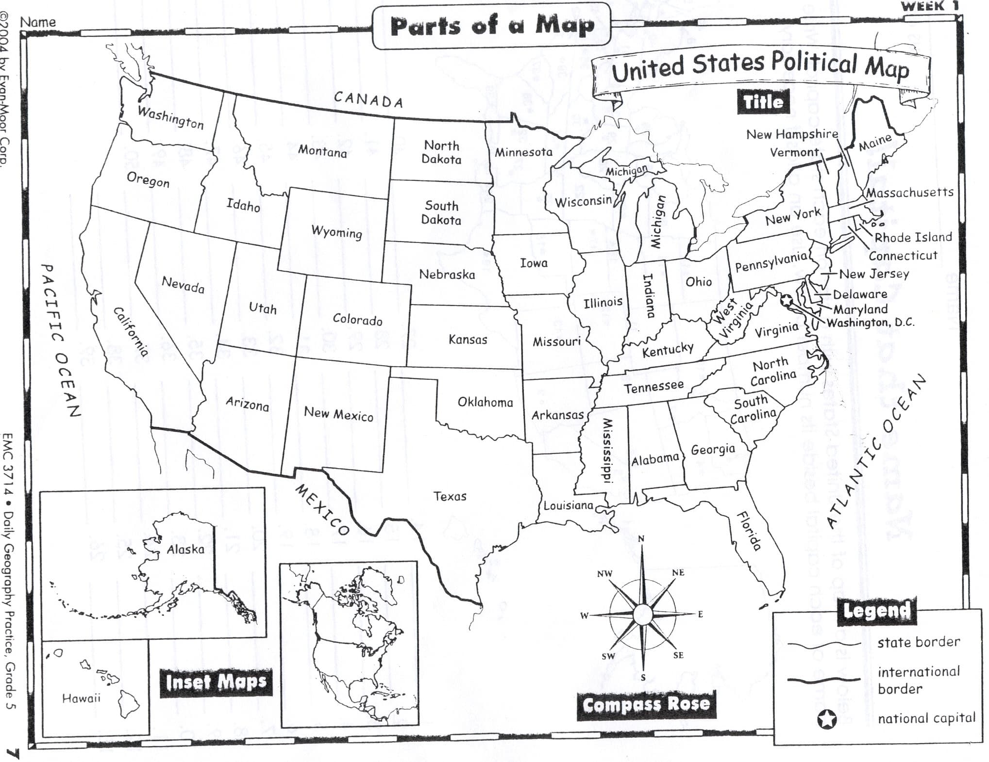 Geography Essentials Worksheet | Grade 5 Printable